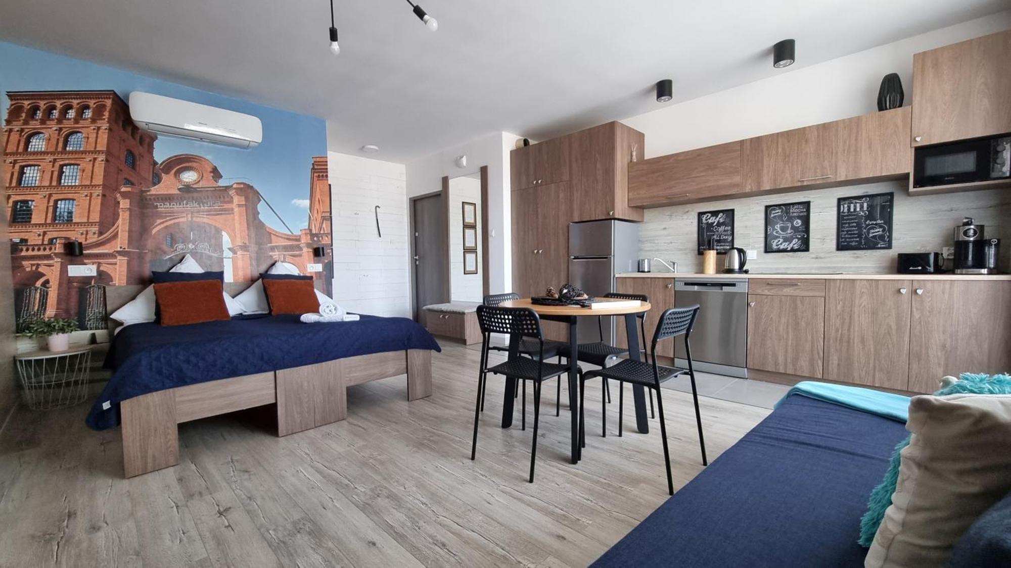 Апартаменты Q Apart Coral - Studio, Manufaktura, Parking Gratis, Tv Max, Fv, Gwarancja Zadowolenia Лодзь Экстерьер фото